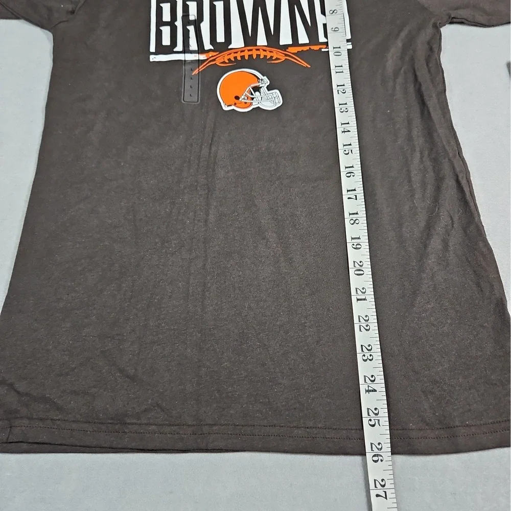 NFL Cleveland Browns Youth Brown Graphic T Shirt Size Large NWT